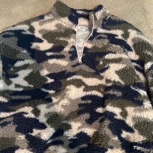 Camo sweater